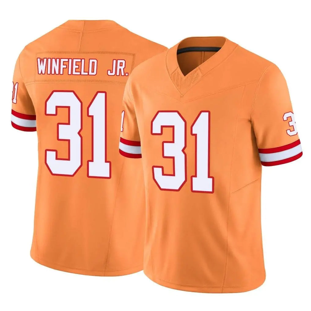 Tlead TB.Buccaneers #31 Antoine Winfield Jr. Player Orange Limited Vapor F.U.S.E. Home Game Stitched Jerseys