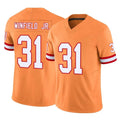 Tlead TB.Buccaneers #31 Antoine Winfield Jr. Player Orange Limited Vapor F.U.S.E. Home Game Stitched Jerseys