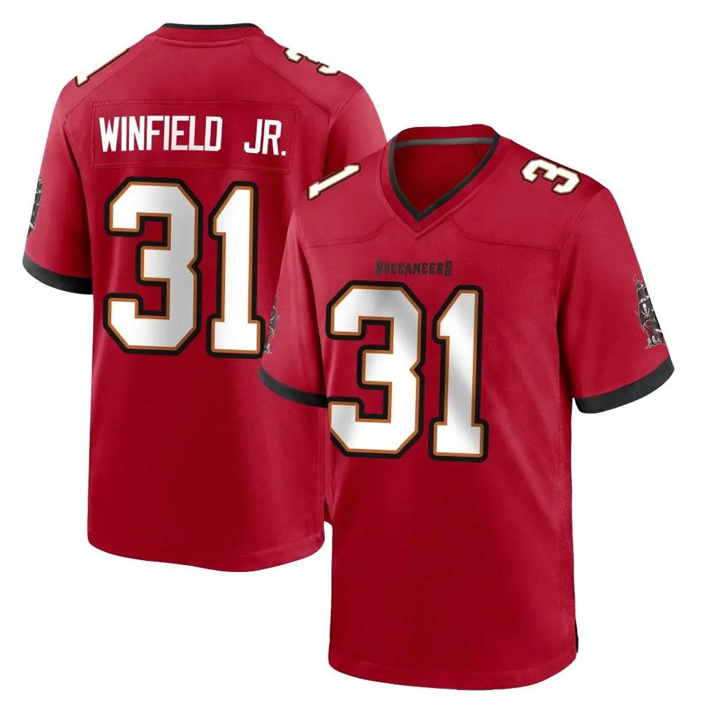 Tlead TB.Buccaneers #31 Antoine Winfield Jr. Player Red Home Game Stitched Jerseys