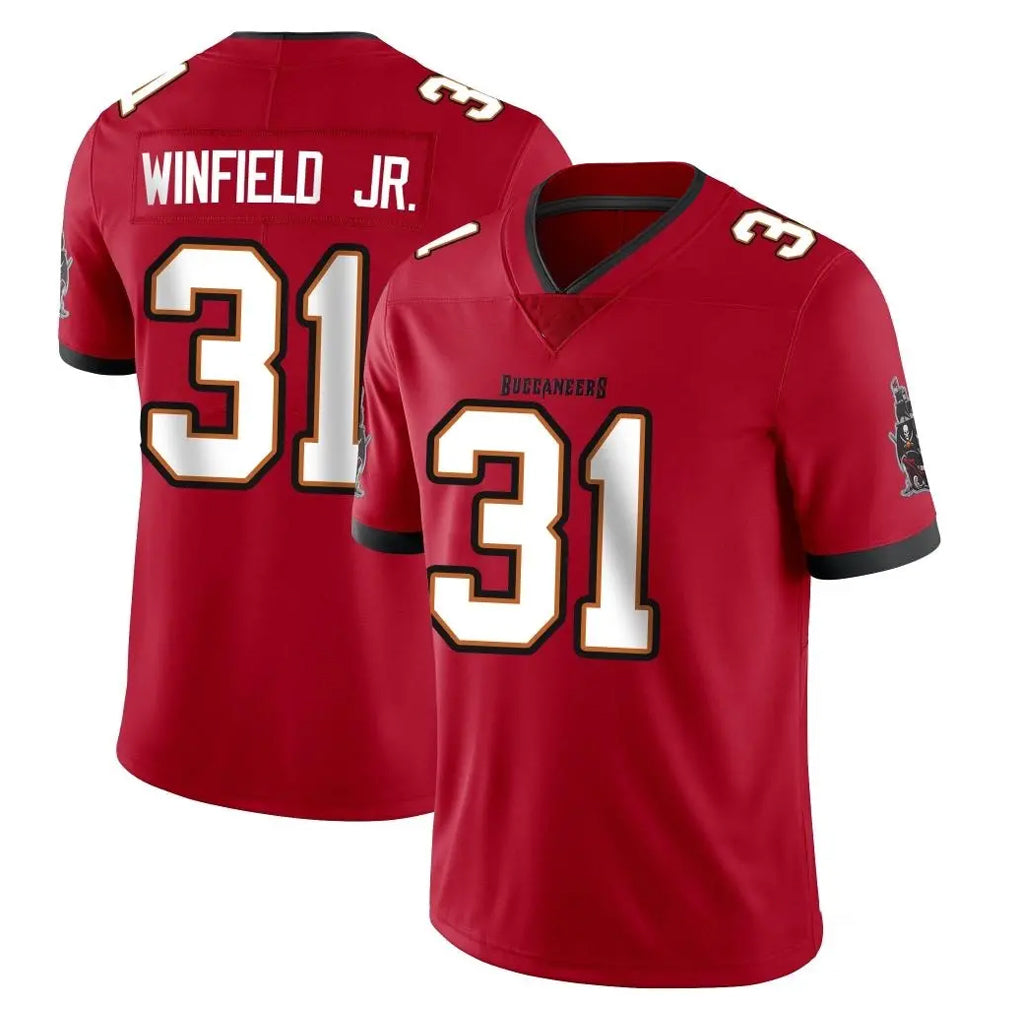 Tlead TB.Buccaneers #31 Antoine Winfield Jr. Player Red Limited Vapor F.U.S.E. Home Game Stitched Jerseys