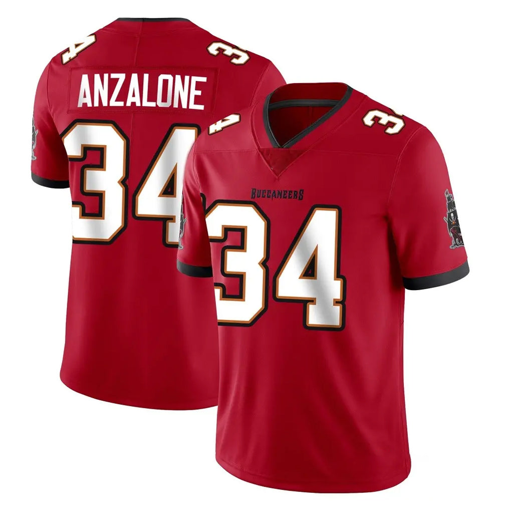 Tlead TB.Buccaneers #34 Alex Anzalone Player Red Limited Vapor Home Game Stitched Jerseys