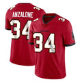 Tlead TB.Buccaneers #34 Alex Anzalone Player Red Limited Vapor Home Game Stitched Jerseys