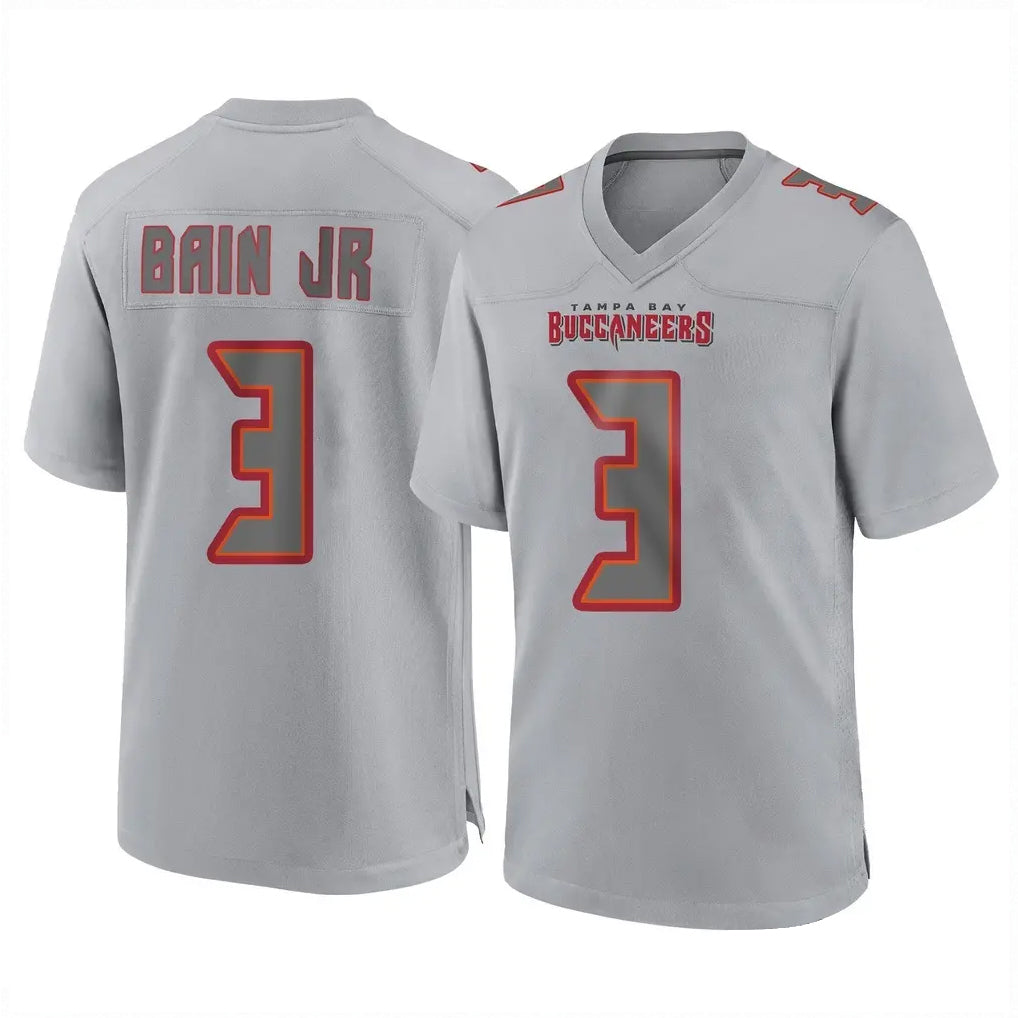 Tlead TB.Buccaneers #3 Rueben Bain Jr. Player Gray Atmosphere Fashion Home Game Stitched Jerseys