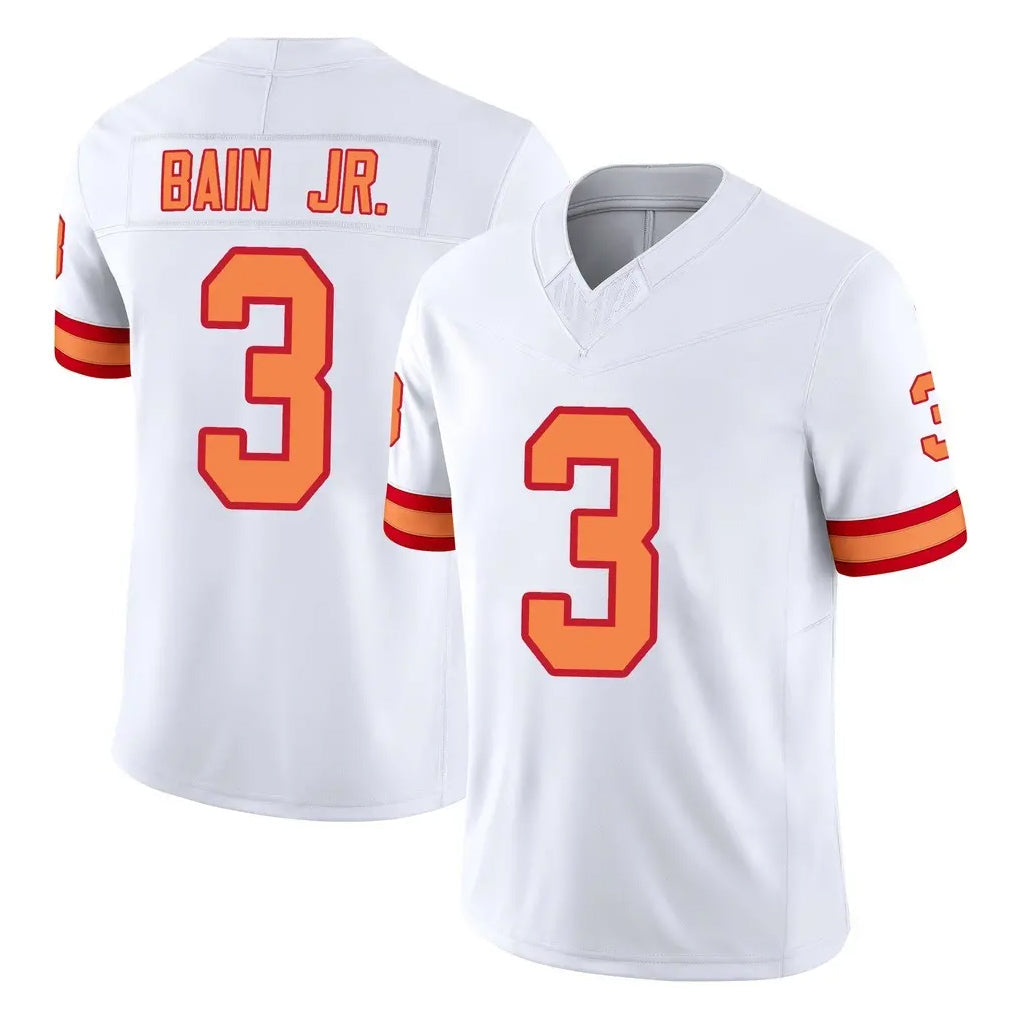 Tlead TB.Buccaneers #3 Rueben Bain Jr. Player White Limited '76 Vapor F.U.S.E. Home Game Stitched Jerseys