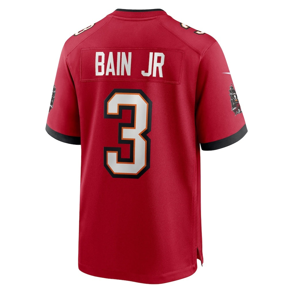 Tlead TB.Buccaneers #3 Rueben Bain Jr. Red 2026 Draft First Round Pick No. 15 Team Game Stitched Jerseys