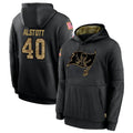 Tlead TB.Buccaneers #40 Mike Alstott Player Black Salute to Service Hoodies Stitched Jerseys