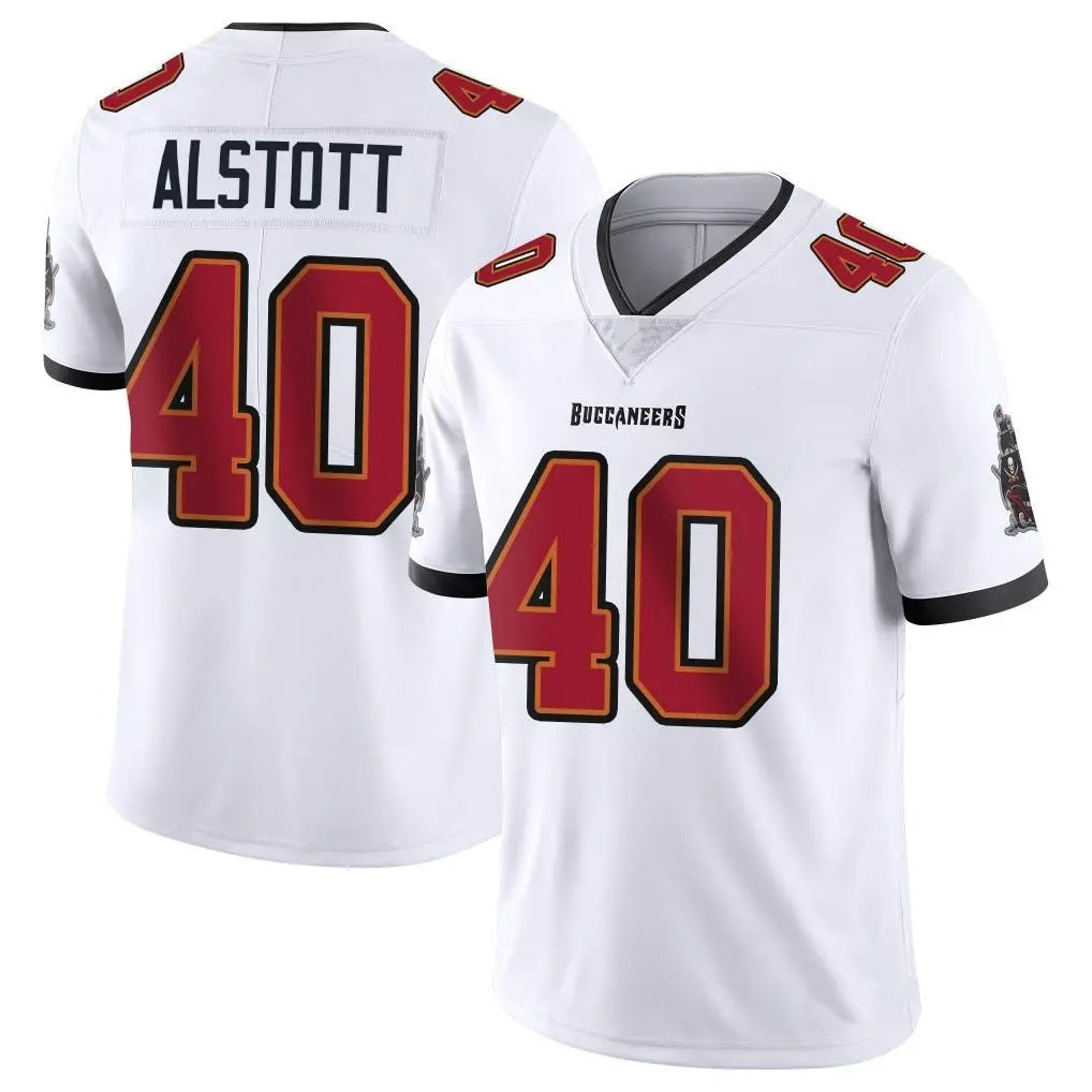 Tlead TB.Buccaneers #40 Mike Alstott Player Limited White Vapor Untouchable Stitched Jerseys