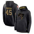 Tlead TB.Buccaneers #45 Josiah Trotter Player Black Salute to Service Sideline Performance Pullover Hoodies Home Game Stitched Jerseys