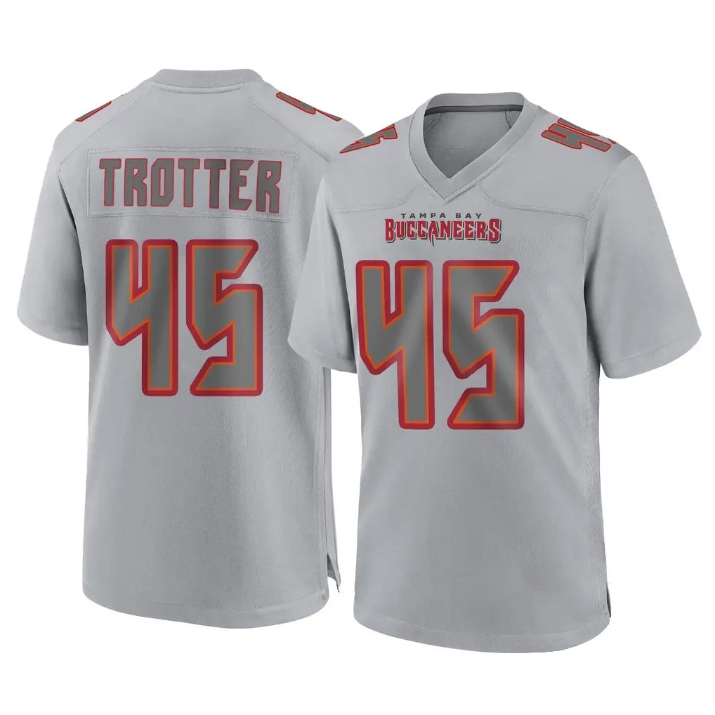 Tlead TB.Buccaneers #45 Josiah Trotter Player Gray Atmosphere Fashion Home Game Stitched Jerseys