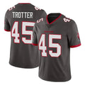 Tlead TB.Buccaneers #45 Josiah Trotter Player Pewter Limited Alternate Vapor Home Game Stitched Jerseys