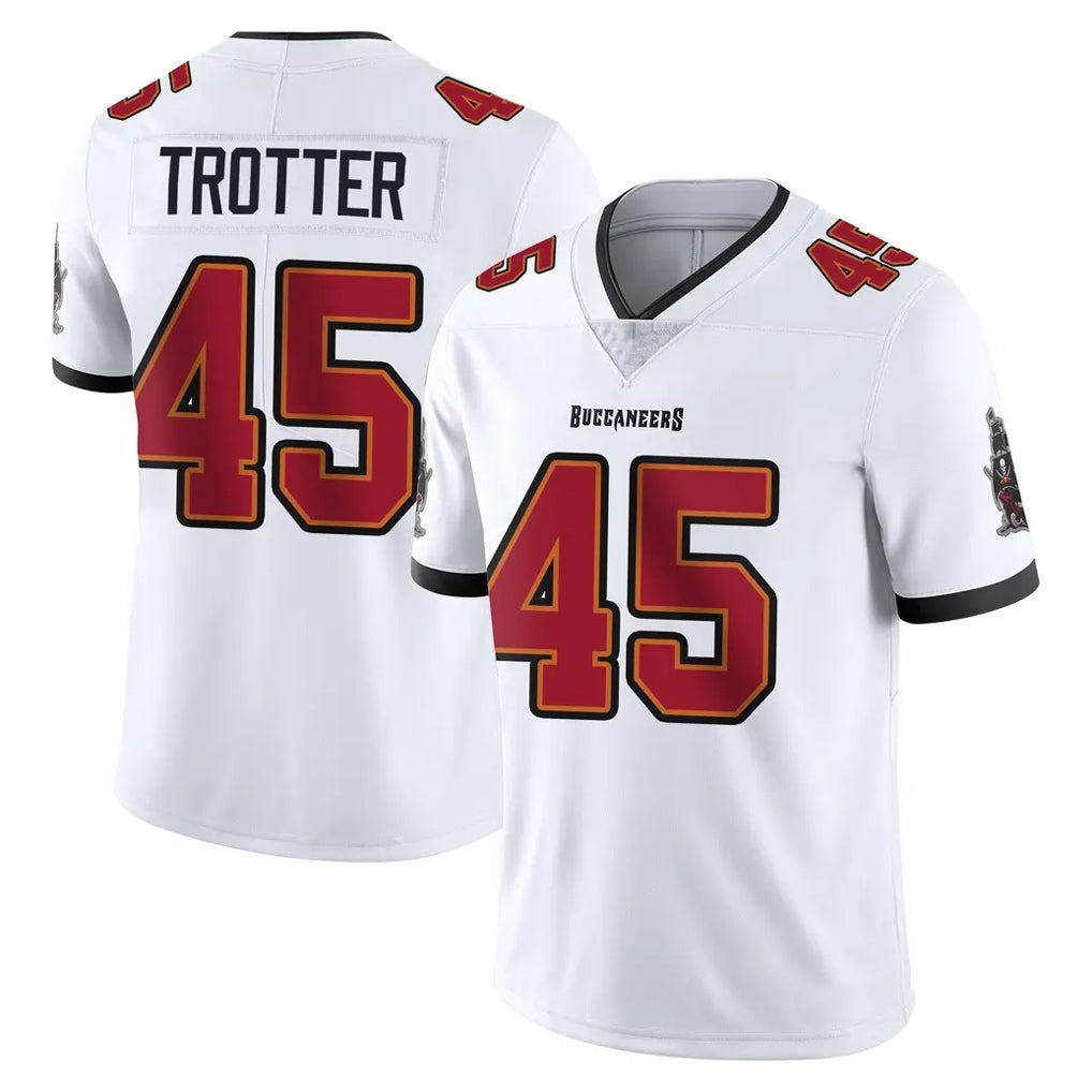 Tlead TB.Buccaneers #45 Josiah Trotter Player White Limited Vapor Untouchable Home Game Stitched Jerseys