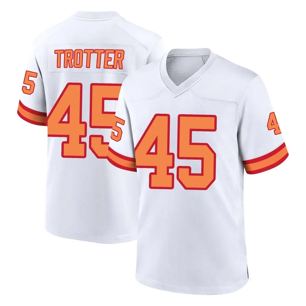 Tlead TB.Buccaneers #45 Josiah Trotter Player White '76 Home Game Stitched Jerseys
