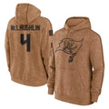 Tlead TB.Buccaneers #4 Chase McLaughlin Player Brown Limited Salute to Service Pullover Hoodies Game Stitched Jerseys