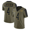 Tlead TB.Buccaneers #4 Chase McLaughlin Player Olive Salute To Service Limited Game Stitched Jerseys