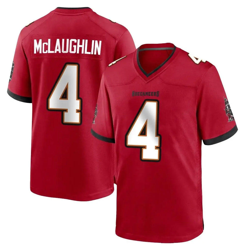 Tlead TB.Buccaneers #4 Chase McLaughlin Player Red Home Game Stitched Jerseys