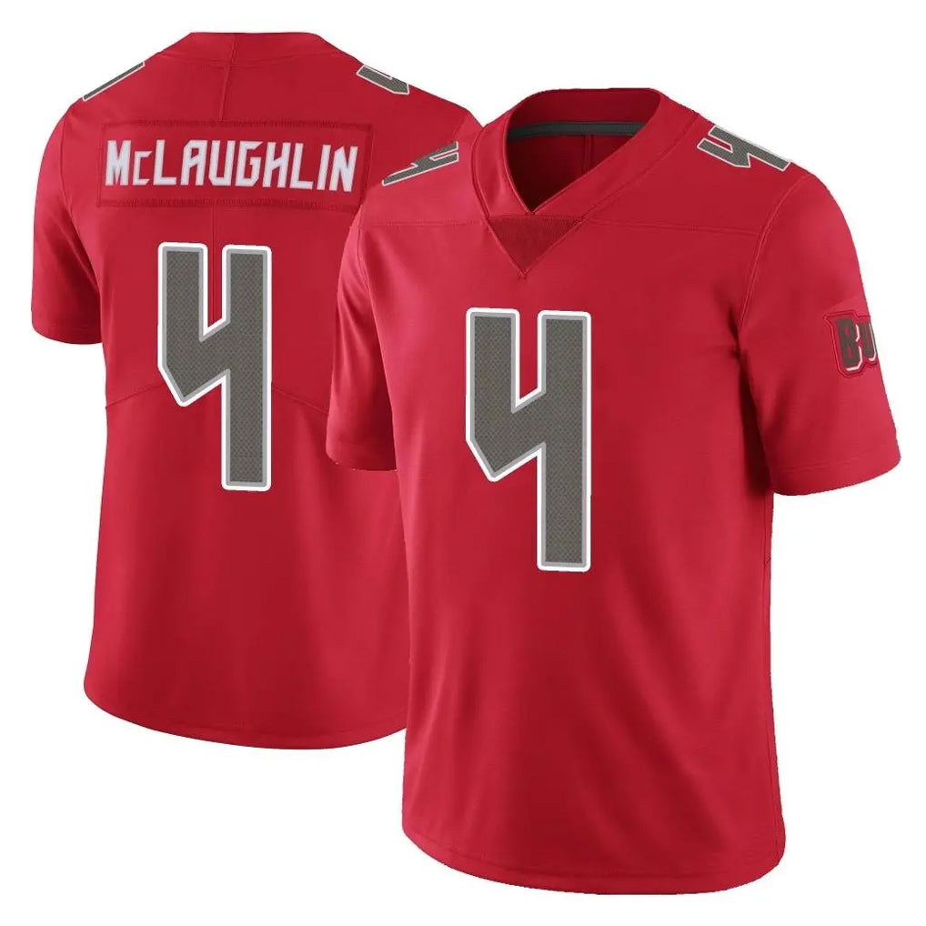 Tlead TB.Buccaneers #4 Chase McLaughlin Player Red Limited Color Rush Home Game Stitched Jerseys