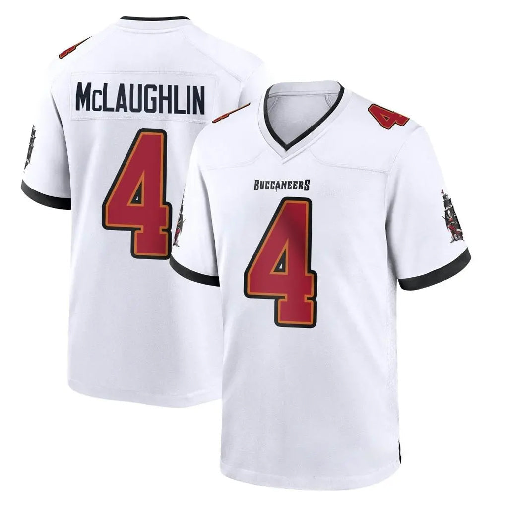 Tlead TB.Buccaneers #4 Chase McLaughlin Player White Home Game Stitched Jerseys