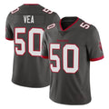 Tlead TB.Buccaneers #50 Vita Vea Player Pewter Limited Alternate Vapor Home Game Stitched Jerseys