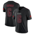 Tlead TB.Buccaneers #6 Baker Mayfield Player Black Impact Limited Home Game Stitched Jerseys