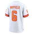 Tlead TB.Buccaneers #6 Baker Mayfield Player White Home Game Stitched Jerseys