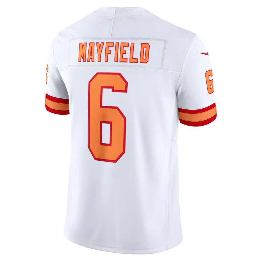 Tlead TB.Buccaneers #6 Baker Mayfield Player White Vapor F.U.S.E. Limited Stitched Jerseys