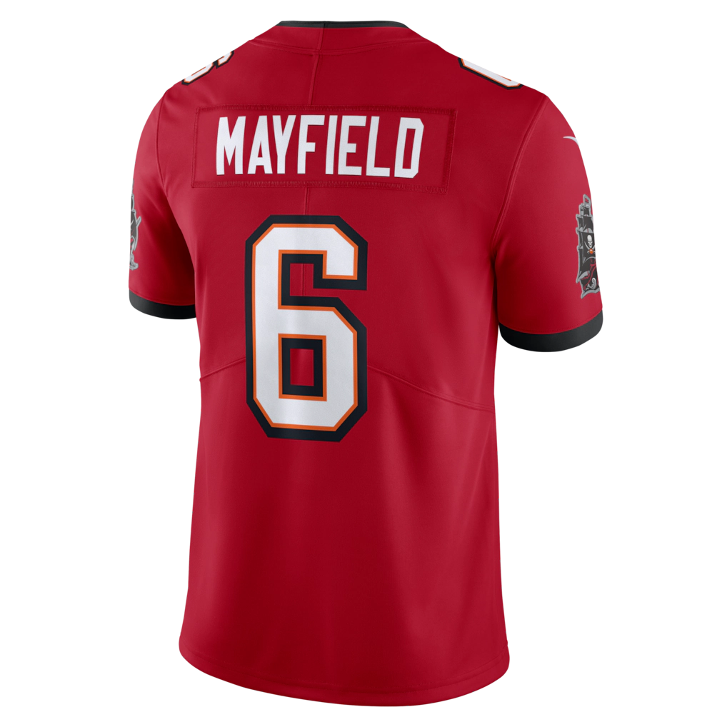 Tlead TB.Buccaneers #6 Baker Mayfield Red Vapor Untouchable Limited Stitched Jerseys