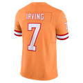 Tlead TB.Buccaneers #7 Bucky Irving Orange Alternate 2 Throwback Vapor F.U.S.E. Limited Stitched Jerseys