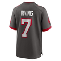Tlead TB.Buccaneers #7 Bucky Irving Pewter Alternate Game Stitched Jerseys