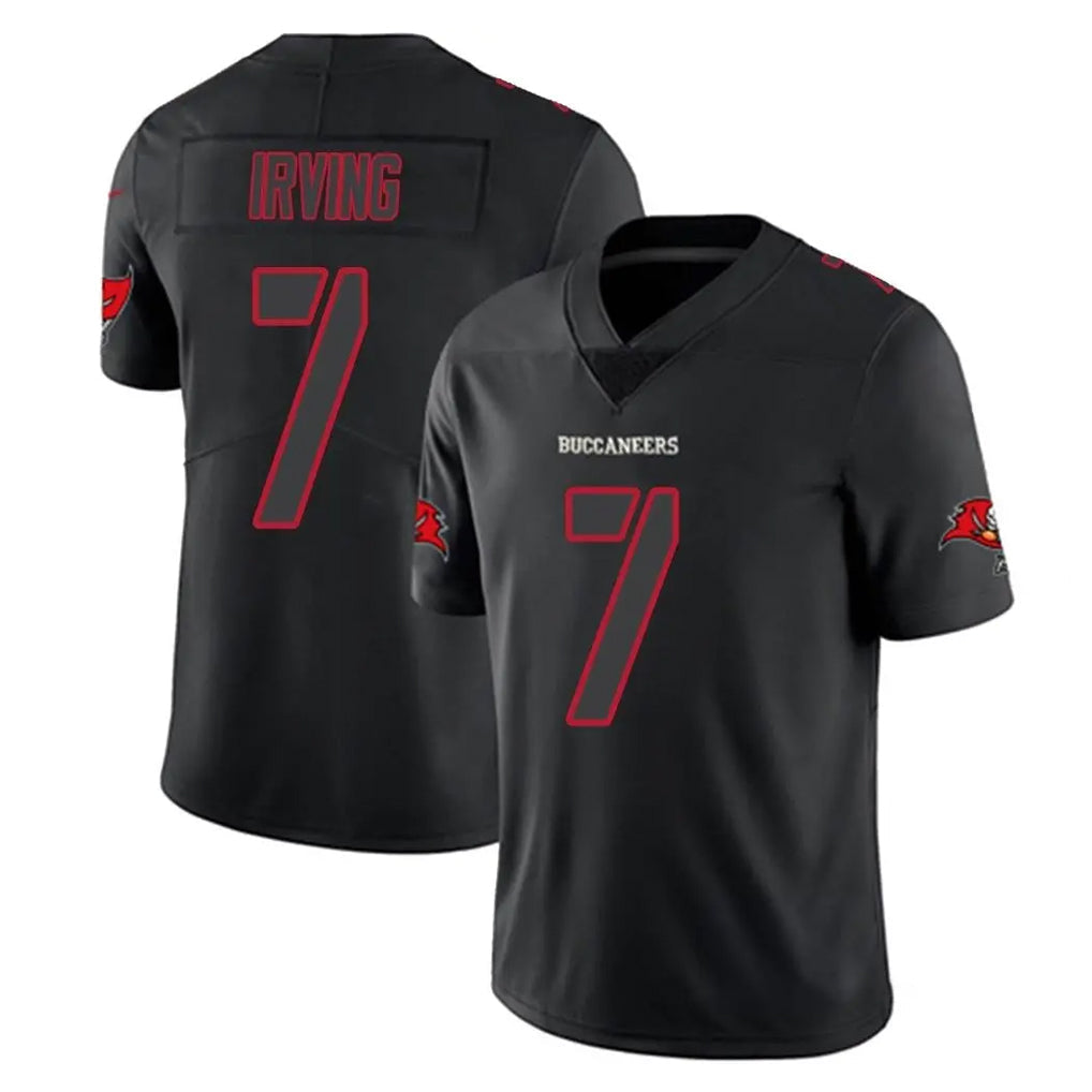 Tlead TB.Buccaneers #7 Bucky Irving Player Black Impact Limited Home Game Stitched Jerseys