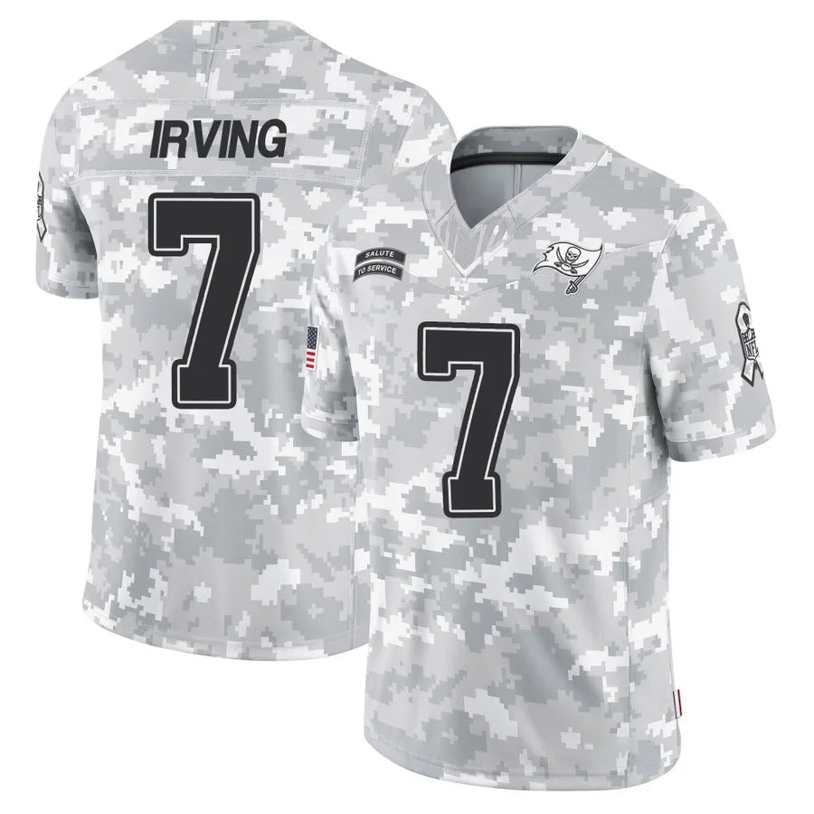 Tlead TB.Buccaneers #7 Bucky Irving Player Limited Arctic Camo Stitched Jerseys