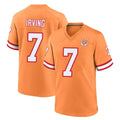 Tlead TB.Buccaneers #7 Bucky Irving Player Orange Throwback Home Game Stitched Jerseys