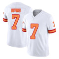 Tlead TB.Buccaneers #7 Bucky Irving Player White Limited '76 Vapor F.U.S.E. Home Game Stitched Jerseys