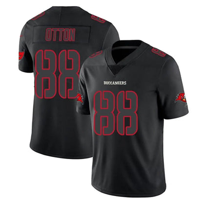 Tlead TB.Buccaneers #88 Cade Otton Player Black Impact Limited Home Game Stitched Jerseys