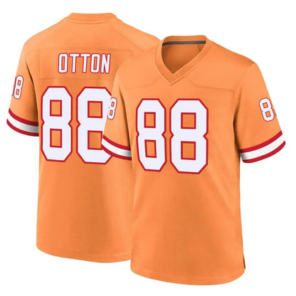 Tlead TB.Buccaneers #88 Cade Otton Player Orange Throwback Home Game Stitched Jerseys
