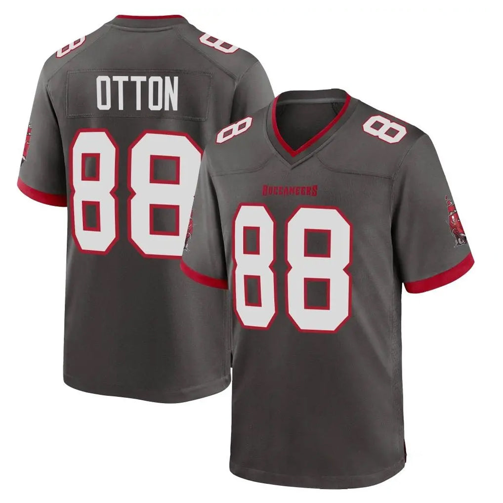 Tlead TB.Buccaneers #88 Cade Otton Player Pewter Alternate Home Game Stitched Jerseys