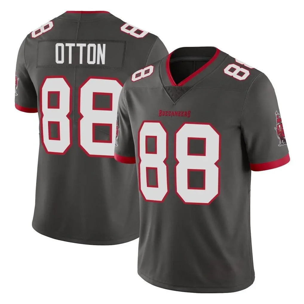 Tlead TB.Buccaneers #88 Cade Otton Player Pewter Limited Alternate Vapor Home Game Stitched Jerseys