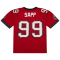 Tlead TB.Buccaneers #99 Warren Sapp Mitchell & Ness Red 2002 Legacy Replica Jersey Stitched Puhic Game Jerseys