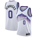 Tlead U.Jazz #0 Taylor Hendricks White Swingman Jerseys - Association Edition
