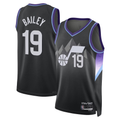Tlead U.Jazz #19 Ace Bailey Black Swingman Player Jerseys - Statement Edition