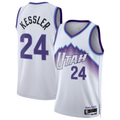 Tlead U.Jazz #24 Walker Kessler White Swingman Jerseys - Association Editio