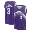 Tlead U.Jazz #3 Keyonte George Fanatics Purple Fast Break Replica Jerseys - Icon Edition
