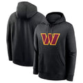 Tlead W.Commanders Gray Pullover Hoodies Game Blank Player Stitched Jerseys