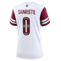 Tlead W.Commanders #0 Mike Sainristil Player White Home Game Stitched Jerseys