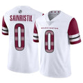 Tlead W.Commanders #0 Mike Sainristil Player White Limited Vapor Home Game Stitched Jerseys
