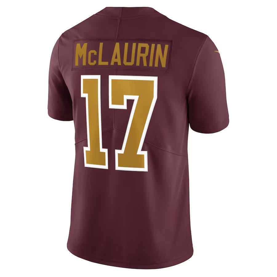 Tlead W.Commanders #17 Terry McLaurin Player Burgundy Alternate Vapor Limited Stitched Jerseys