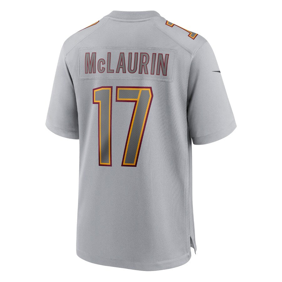 TleadW.Commanders #17 Terry McLaurin Player Gray Fashion Game Stitched Jerseys