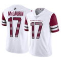 Tlead W.Commanders #17 Terry Mclaurin Player White Limited Vapor Home Game Stitched Jerseys