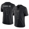 Tlead W.Commanders #1 Deebo Samuel Sr Player Black RFLCTV Limited Football Jerseys