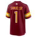 Tlead W.Commanders #1 Deebo Samuel Sr Player Burgundy Home Game Football Jerseys
