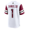 Tlead W.Commanders #1 Deebo Samuel Sr Player White Home Game Stitched Jerseys